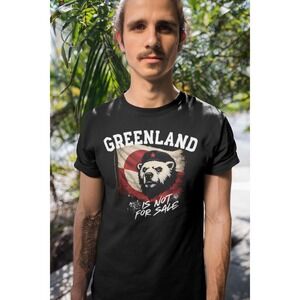 Greenland Is Not For Sale Icebear Funny Design I Short-Sleeve Unisex T-Shirt